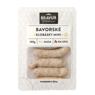 retail bavorske klobasy